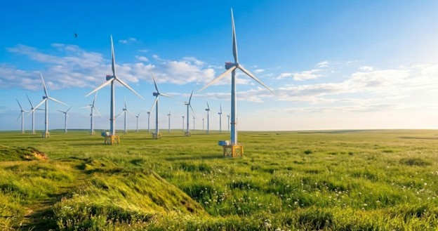 Group of Wind Turbines