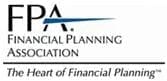 A logo for the financial planning association.